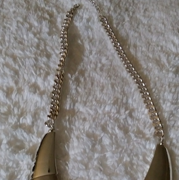 Turquoise and Silver Statement necklace - Picture 2 of 5